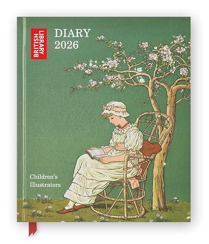 British Library: Children's Illustrators 2026 Desk Diary Planner - Week to View, Illustrated throughout