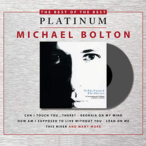 Michael Bolton’s “Greatest Hits 1985-1995” CD cover with a black and white portrait.