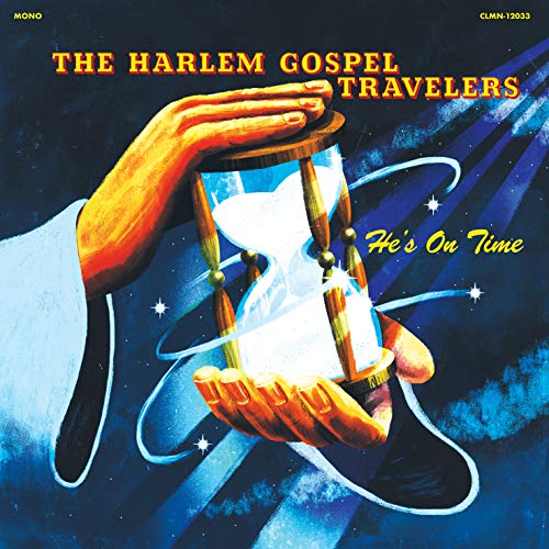 Album cover: hand holding an hourglass with glowing blue sand.