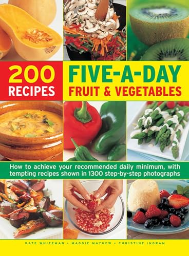 Book cover featuring a grid of various fruits, vegetables, and prepared food dishes.