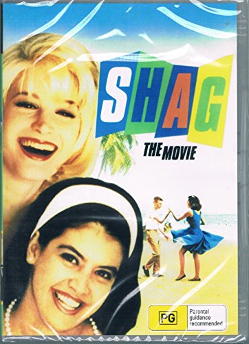 DVD cover for "Shag The Movie" featuring young people on a beach.