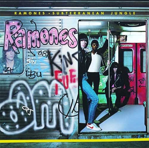 Ramones “Subterranean Jungle” CD cover with band members and graffiti art.