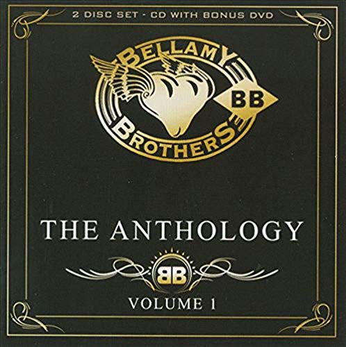 Black CD case for “The Anthology - Vol. 1” by Bellamy Brothers.