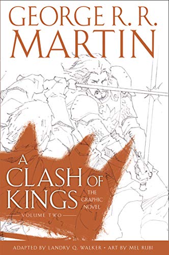 Book cover: “A Clash of Kings” graphic novel, volume two, with a knight.
