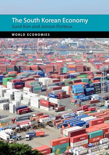 Book cover: "The South Korean Economy" with a port scene.