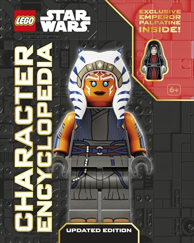 Book with Star Wars minifigures, including Emperor Palpatine, on colorful illustrated cover.