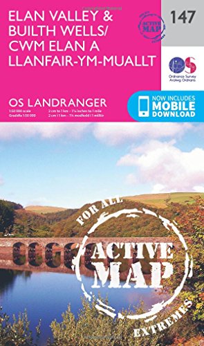 Elan Valley & Builth Wells / Cwm Elan a Llanfair-ym-Muallt Map | Weatherproof | Llanwrtyd Wells / Llanwrtud | Ordnance Survey | OS Landranger Active ... Walks | Cycling | Days Out | Maps | Adventure