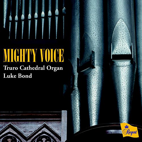 CD cover featuring a close-up of Truro Cathedral Organ pipes and text.
