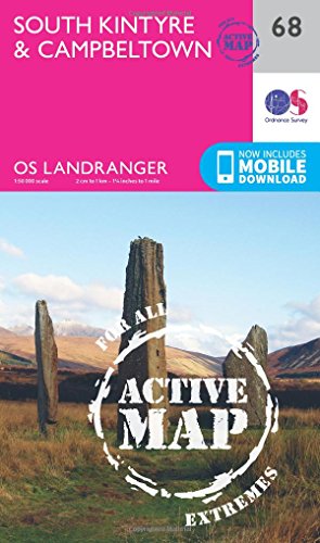 Landranger Active (68) South Kintyre & Campbeltown (OS Landranger Active Map)