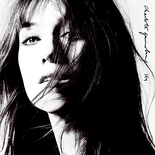 Black and white portrait of Charlotte Gainsbourg, album cover IRM.