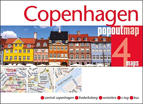 Copenhagen PopOut Map (PopOut Maps) - pocket size, pop up map of Copenhagen