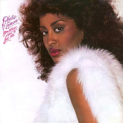 Phyllis Hyman album cover: portrait of a woman with curly hair.