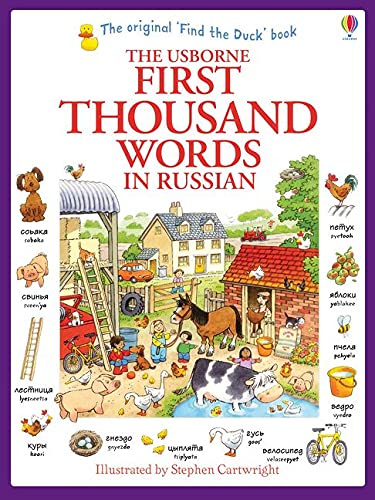 First Thousand Words in Russian (Usborne First Thousand Words): 1
