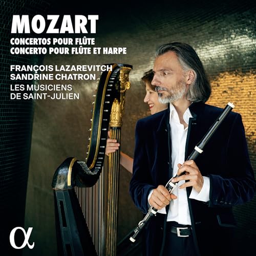 Francois Lazarevitch; Sandrine - Mozart: Concertos Pour Flute & Concerto Pour Flute Et Harpe [CD]