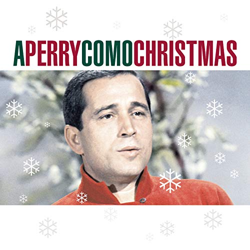 Perry Como portrait on a red and white Christmas album cover.