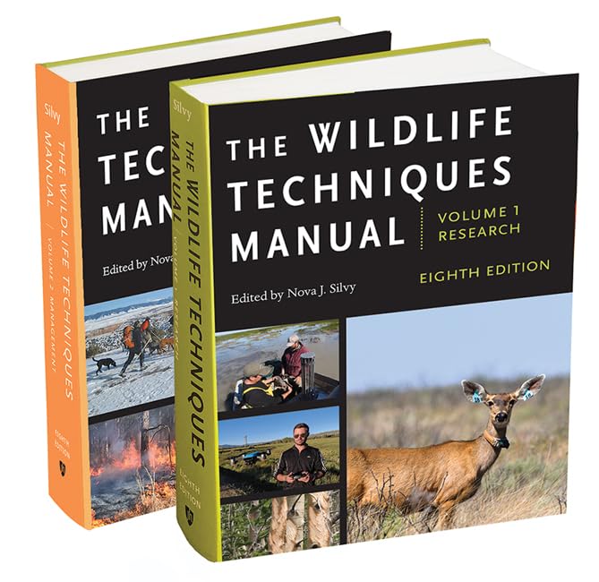 The Wildlife Techniques Manual: Volume 1: Research. Volume 2: Management.: Volumes 1 and 2