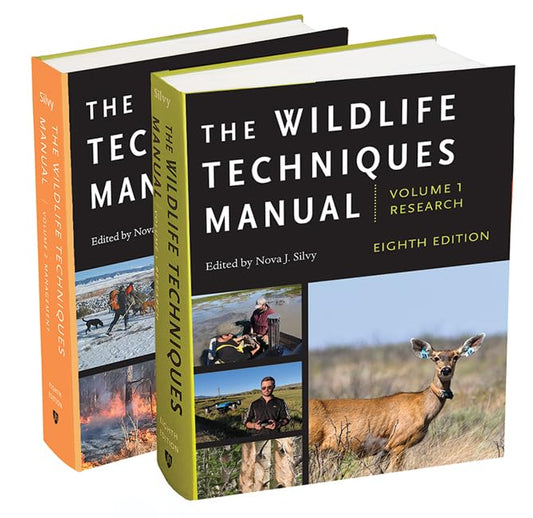 The Wildlife Techniques Manual: Volume 1: Research. Volume 2: Management.: Volumes 1 and 2