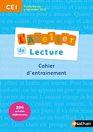Alain Bentolila - L'Atelier de lecture - Cahier d'entraineme