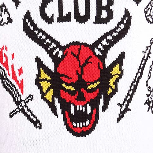 Stranger Things - Hellfire Club (Unisex Knitted Jumper) Ex Ex Large