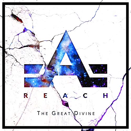 CD cover: abstract blue and white marble with large letter "A".