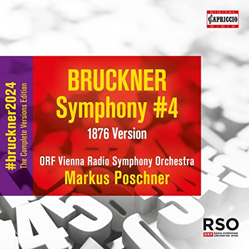 Orf Vienna Radio Symphony Orch - Anton Bruckner: Symphony No. 4 in E flat major (1876 Version) [CD]