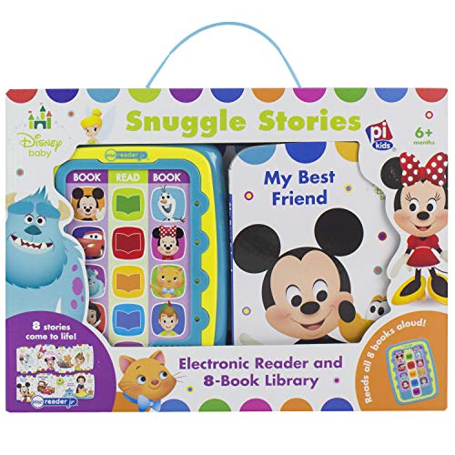 Disney Baby Mickey, Minnie, Frozen, and More! - Electronic Me Reader Jr Snuggle Stories 8 Book Library - PI Kids