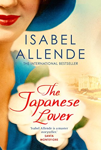 Book cover featuring a woman in a blue dress holding a white flower.