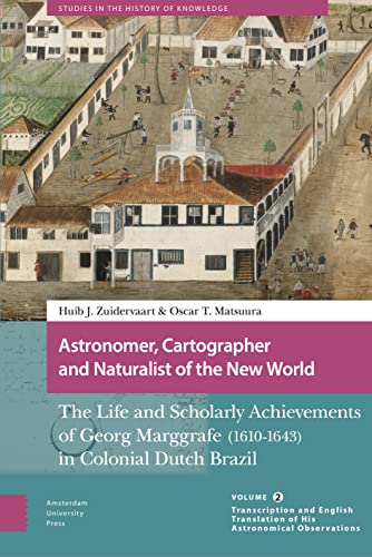 Book cover with a historical painting of a colonial town and text.