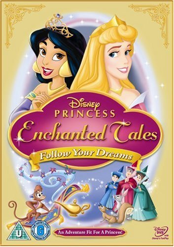 DVD cover featuring Disney Princesses Jasmine and Aurora with other characters.