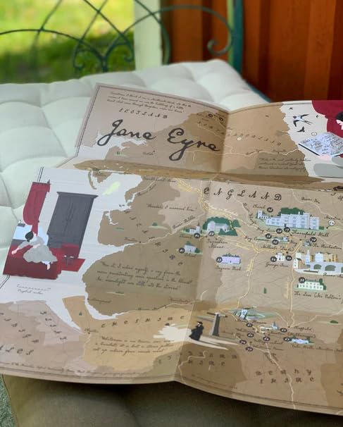 Charlotte Bronte, Jane Eyre Map