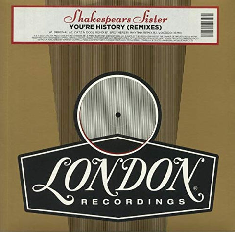 Shakespears Sister - You're History Remixes  [VINYL]