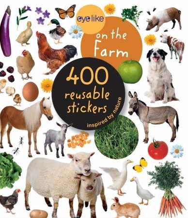 Workman Publishing Eyelike On the Farm 400 Reusable Stickers by Workman Publishing