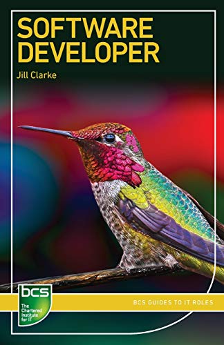 Book cover: "Software Developer" with a hummingbird image.
