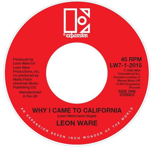 Various - Why I Came To California / Rockin' You Eternally [12"] [VINYL]