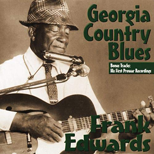 CD cover featuring blues musician Frank Edwards with guitar and harmonica.