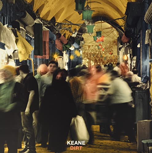 Keane album cover: blurred crowd in a market, warm lighting.
