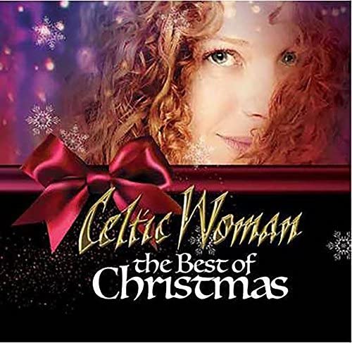CD cover for Celtic Woman’s “Best Of Christmas” featuring a woman’s face.