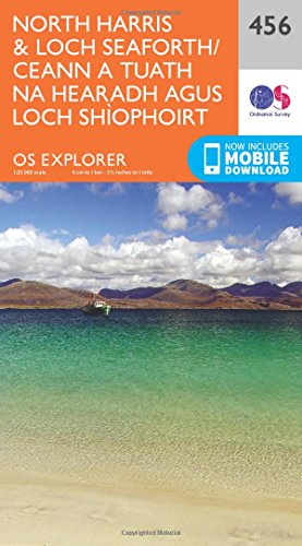 OS Explorer Map (456) North Harris and Loch Seaforth/Ceann a Tuath Na Hearadh Agus Loch Shiphoirt (OS Explorer Paper Map)