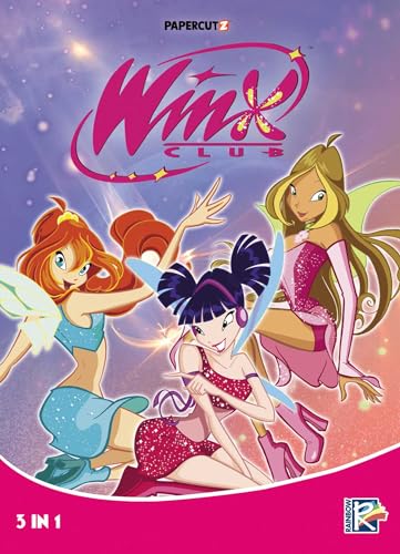 Winx Club comic book cover featuring three fairy characters.