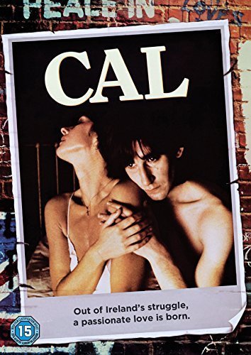 Cal" DVD cover featuring a couple embracing, set against a brick wall.