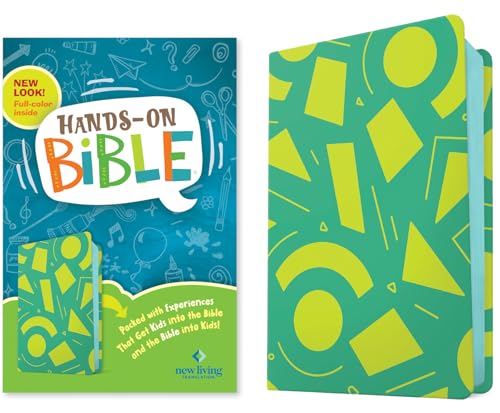 NLT Hands-On Bible, Third Edition (Leatherlike, Green Lines and Shapes)