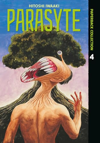 “Parasyte” volume 4 cover: a humanoid figure with a parasitic creature.