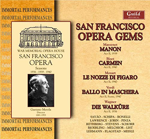 San Francisco Opera - Jules Massenet, Georges Bizet, Wolfgang Amadeus Mozart, Giuseppe Verdi: San Francisco Opera Gems [CD]