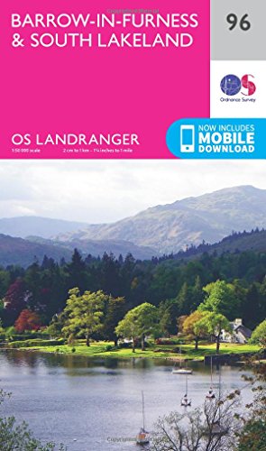Landranger (96) Barrow-in-Furness & South Lakeland (OS Landranger Map)
