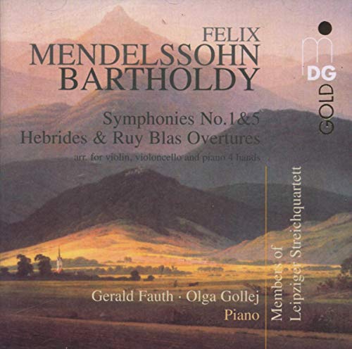 Meldelssohn - Mendelssohn: Symphonies No. 1 & 5, Hebrides & Ruy Blas Overtures [CD]