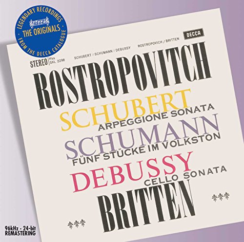 Mstislav Rostropovich Benjamin Britten - Schubert/Schumann/Debussy: Works for Cello & Piano (DECCA The Originals) [CD]