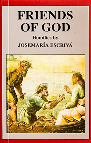 Book cover of Friends of God by Josemaría Escrivá featuring a religious painting.