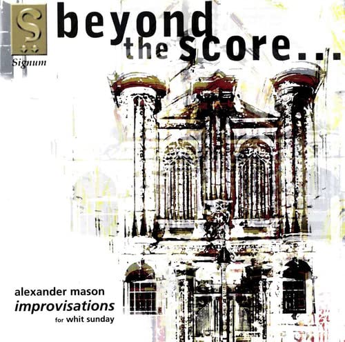 CD cover featuring a painted organ facade with text details.