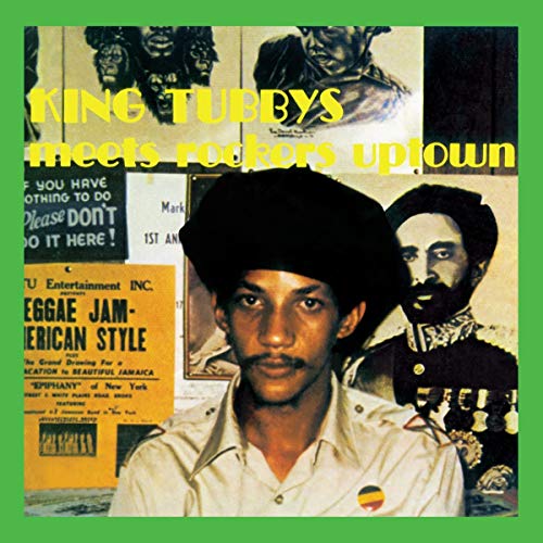 Vinyl record cover featuring a portrait of a man with dreadlocks.