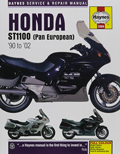 Honda ST1100 Pan European V-Fours 1990 - 2002 (Haynes Service & Repair Manual)